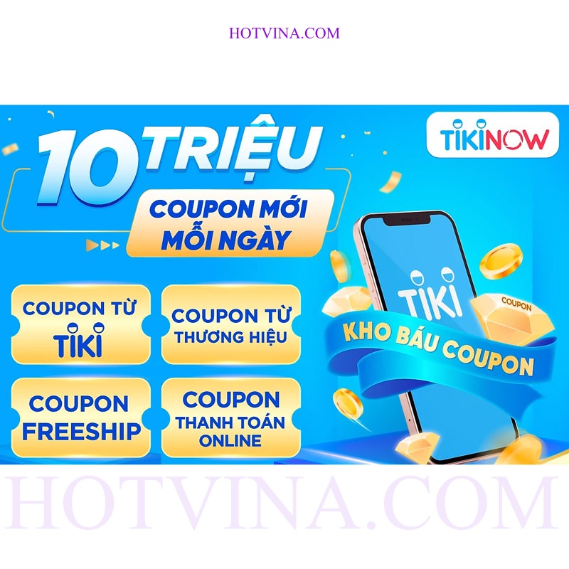 Mã giảm giá Tiki mới nhất hôm nay giúp người dùng tiết kiệm chi phí khi mua sắm hàng nghìn sản phẩm chính hãng trên Tiki. Cập nhật liên tục các voucher Tiki, mã giảm giá Tiki theo ngành hàng, mã freeship Tiki và ưu đãi độc quyền dành cho khách hàng mới. Săn ngay mã khuyến mãi Tiki mới nhất để nhận giảm giá hấp dẫn cho điện tử, gia dụng, mỹ phẩm, sách và nhiều sản phẩm khác.
